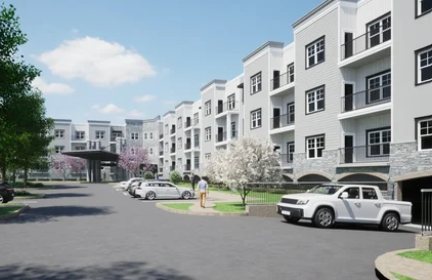 Rendering of the West Windsor senior living community