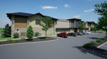 Rendering of the Atlas Research Center building